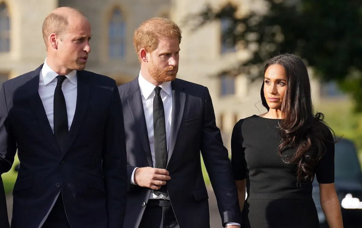 Prince William, Prince Harry, and Meghan Markle
